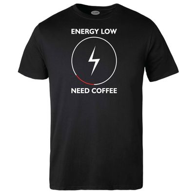 Energy Low Need Coffee T-shirt