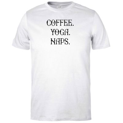 Coffee Yoga Naps T-shirt
