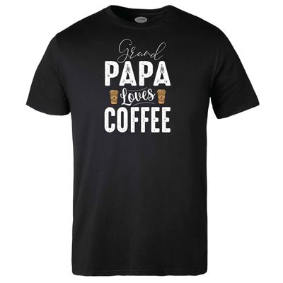 Grand Papa Loves Coffee T-shirt