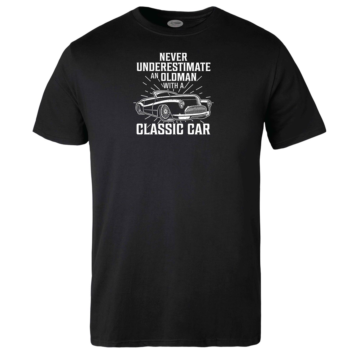 Old Man with a Classic Car T-shirt