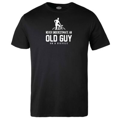 Old Guy on a Bicycle T-shirt