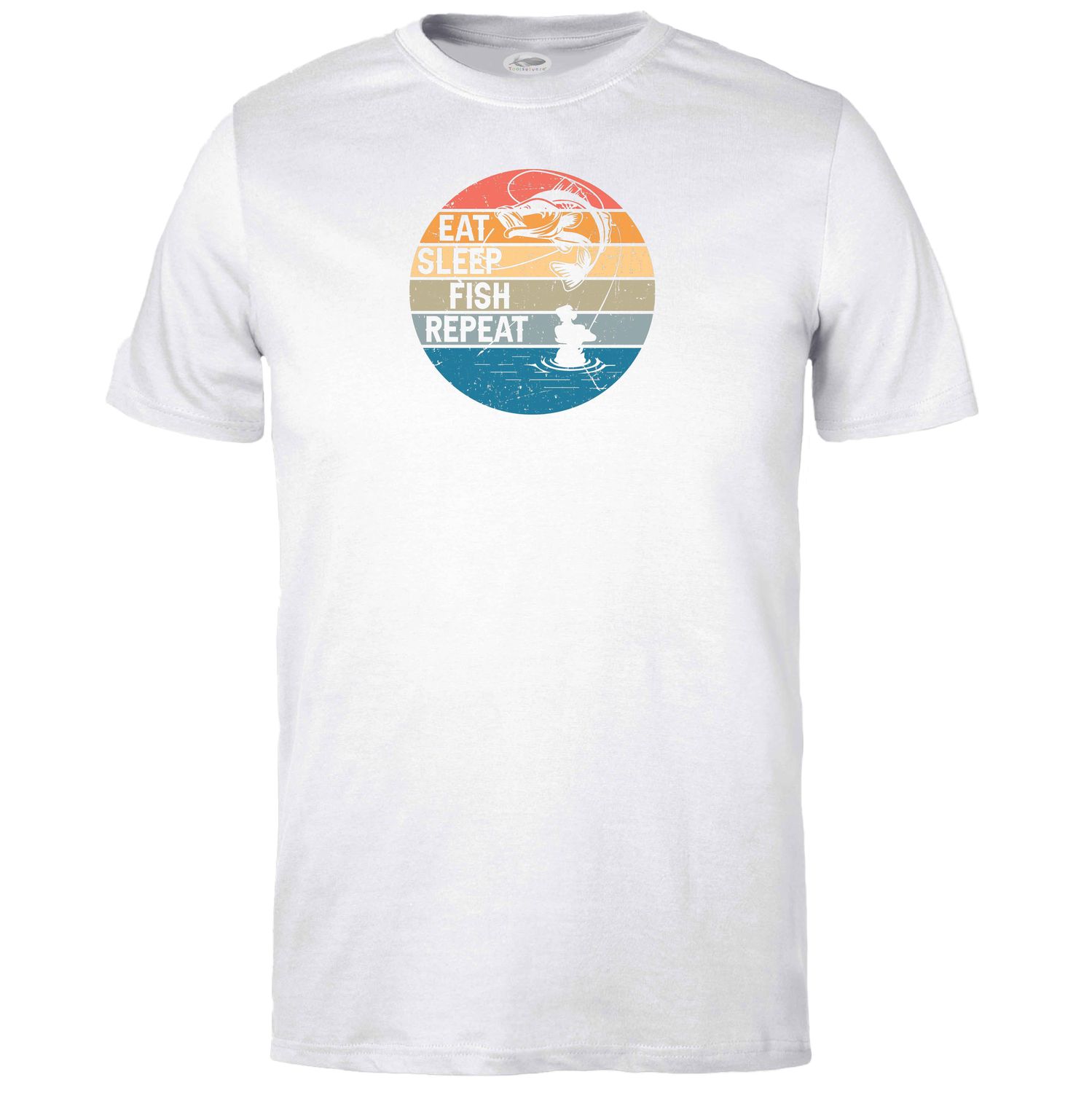 Eat Sleep Fish Repeat T-shirt