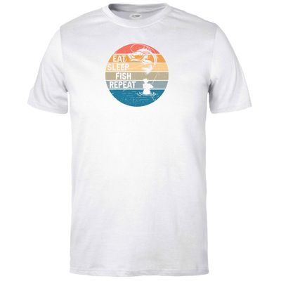 Eat Sleep Fish Repeat T-shirt