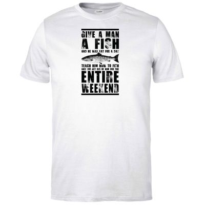 Teach a Man to Fish T-shirt