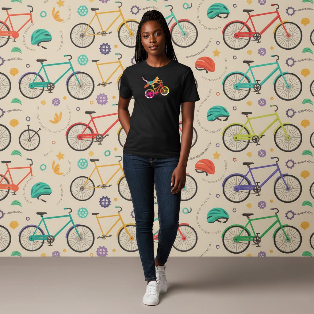 Cat on a Bike T-shirt