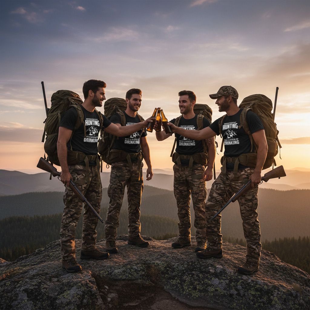 Hunting with a Chance of Drinking T-shirt Hunting with a Chance of Drinking T-shirt