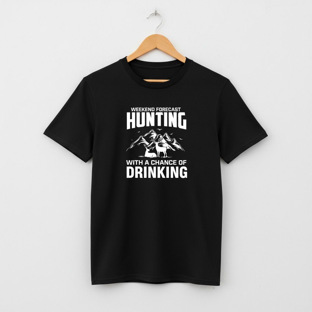 Hunting with a Chance of Drinking T-shirt