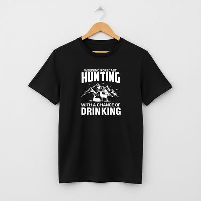 Hunting with a Chance of Drinking T-shirt