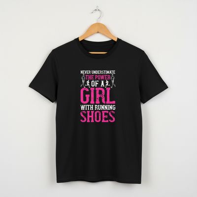 Girl with Running Shoes T-shirt