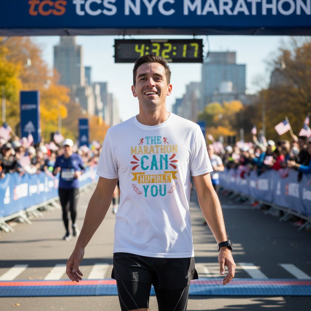 The Marathon can Humble you T-shirt The Marathon can Humble you T-shirt