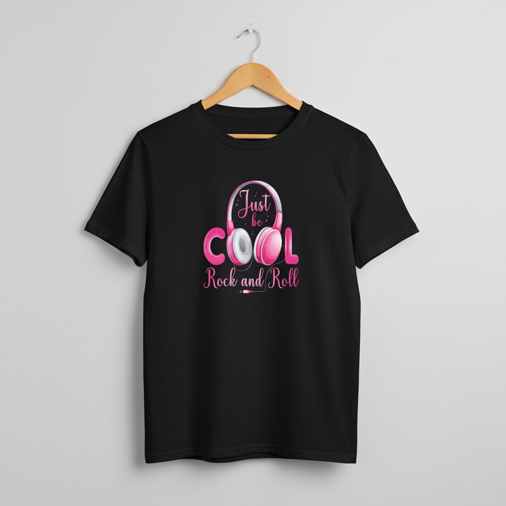 Just be Cool and Rock and Roll T-shirt