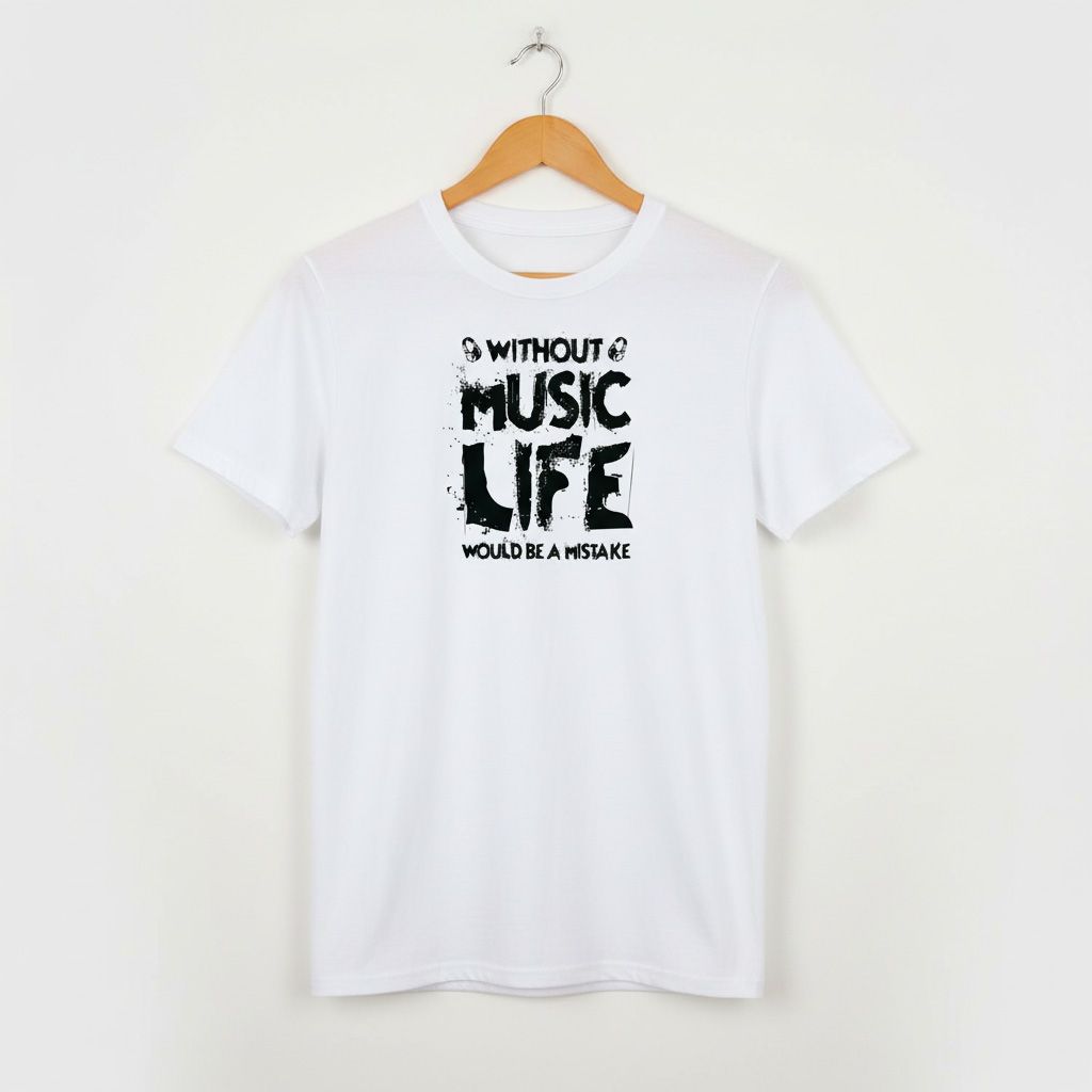 Without Music Life would be a Mistake T-shirt
