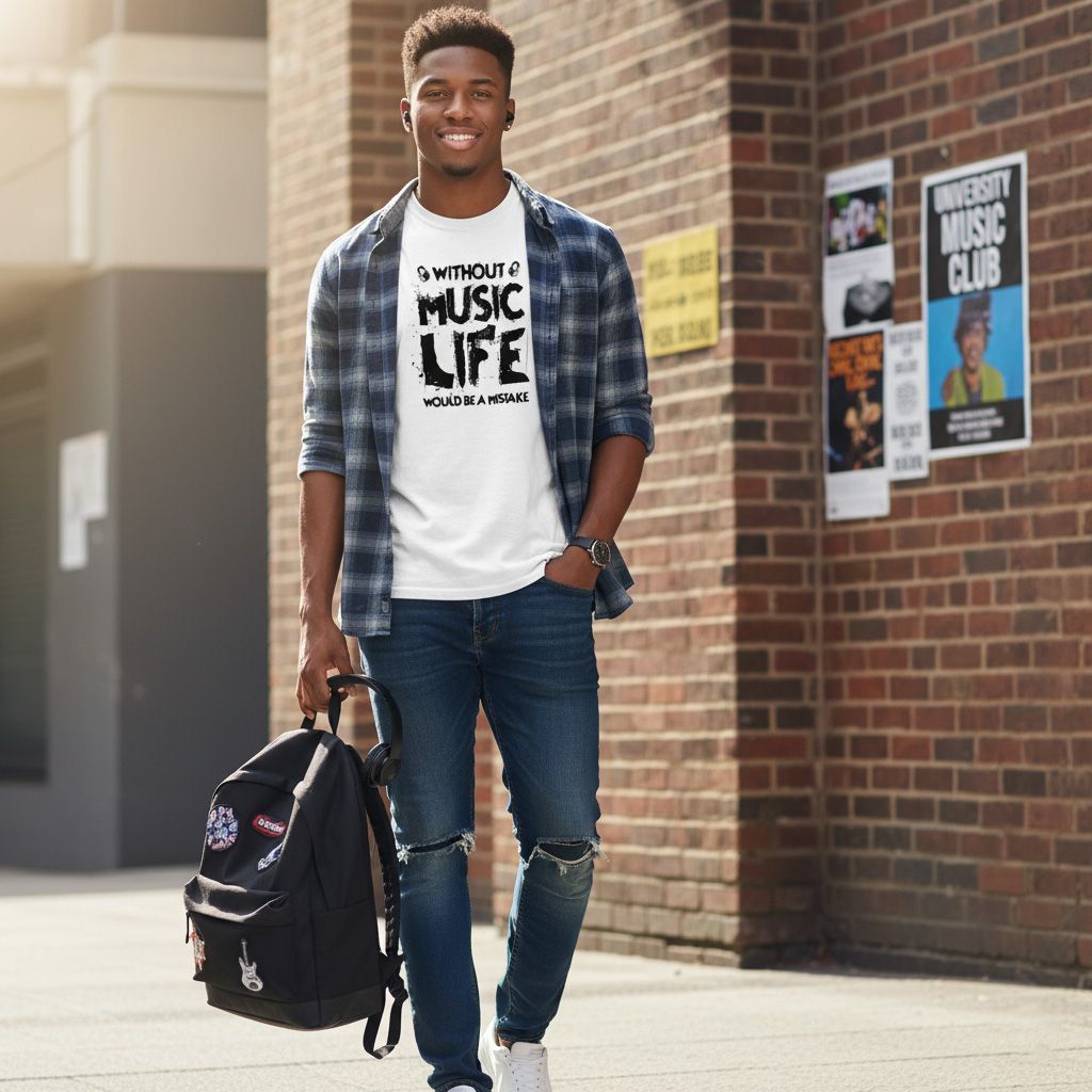 Without Music Life would be a Mistake T-shirt