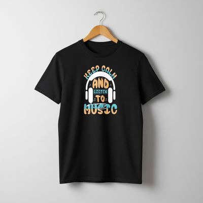 Keep Calm and Listen to Music T-shirt
