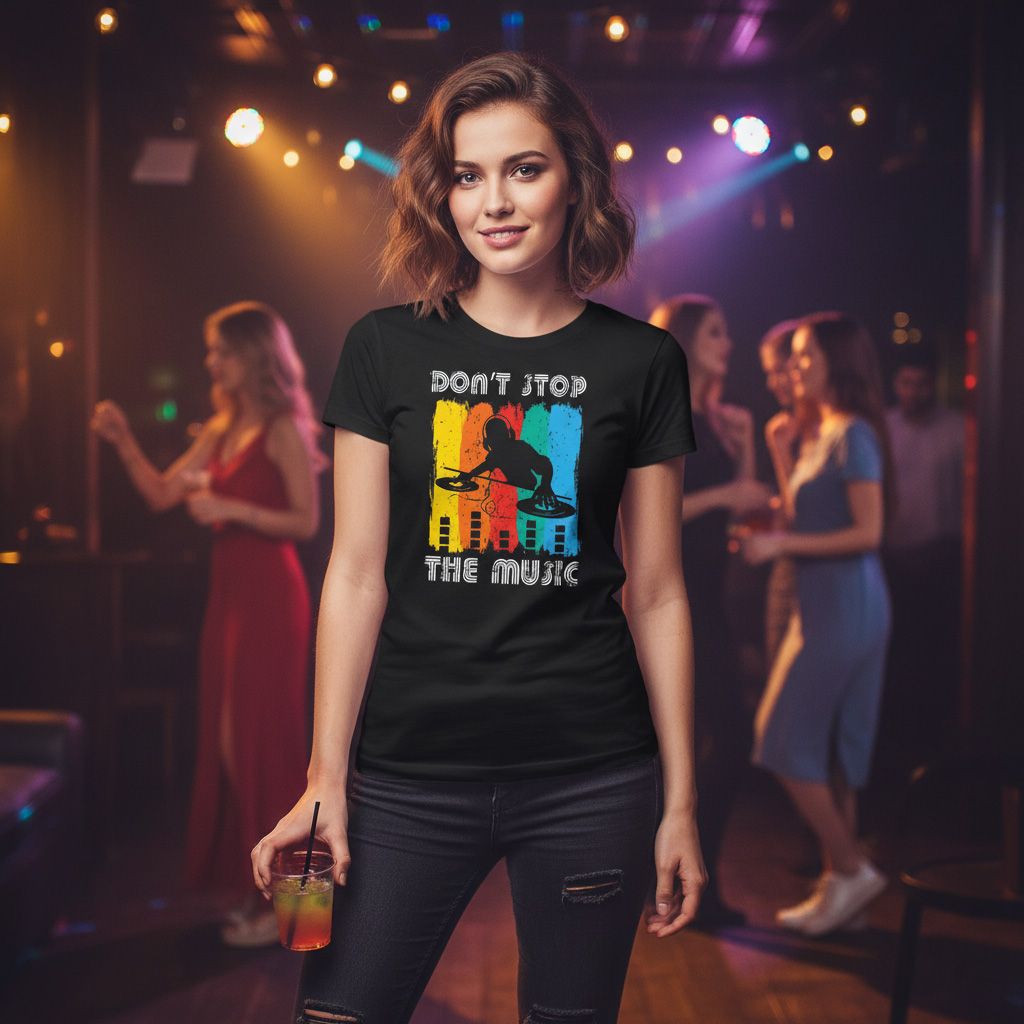 Don&#39;t stop the Music DJ T-shirt