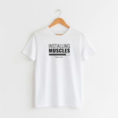 Installing Muscles T-shirt