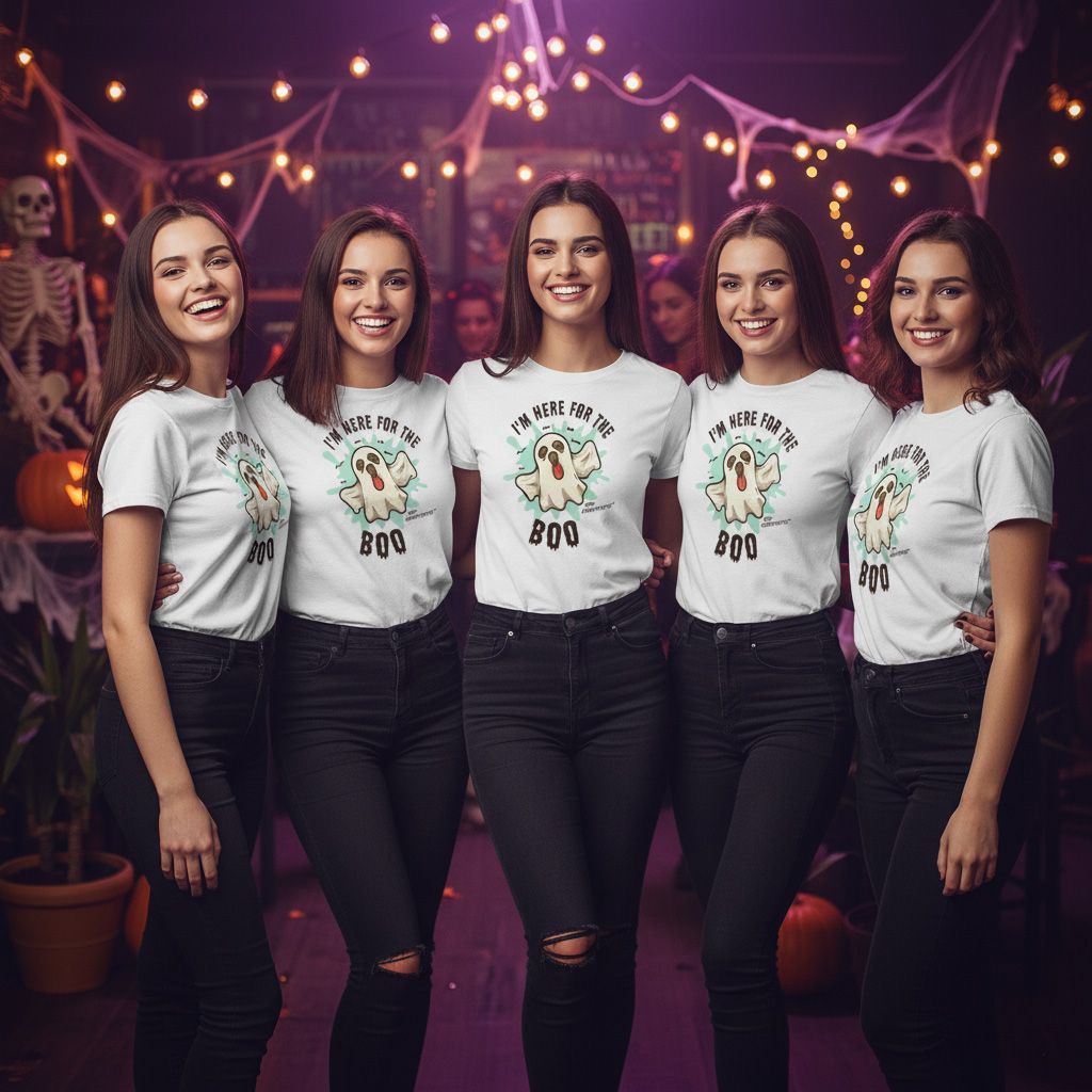 Here for the Boo T-shirt