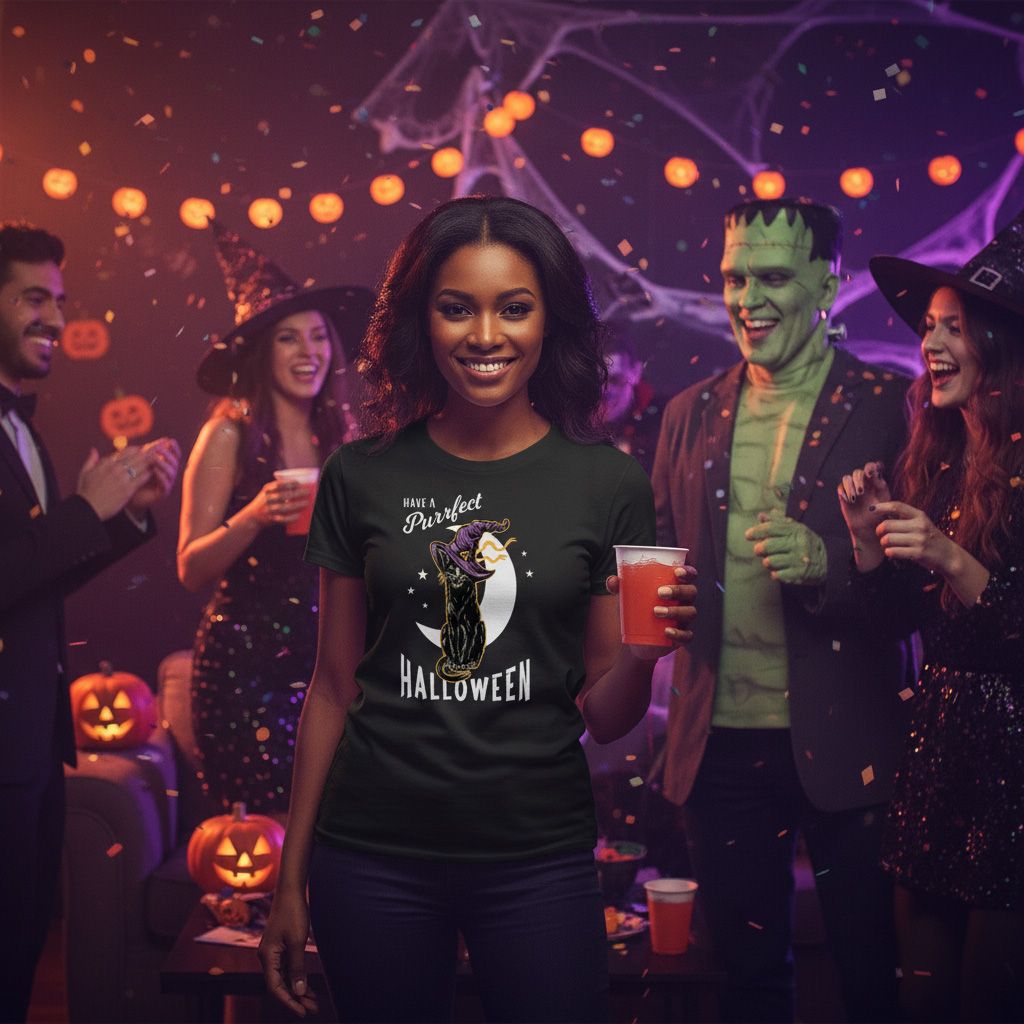 Have a Purrfect Halloween T-shirt