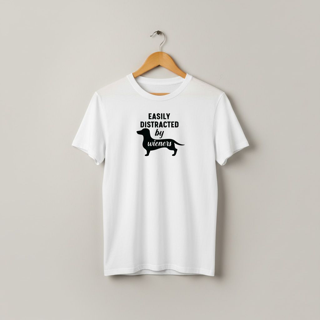 Distracted by Weiners T-shirt