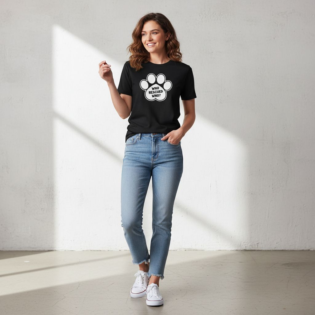 Who Rescued Who T-shirt