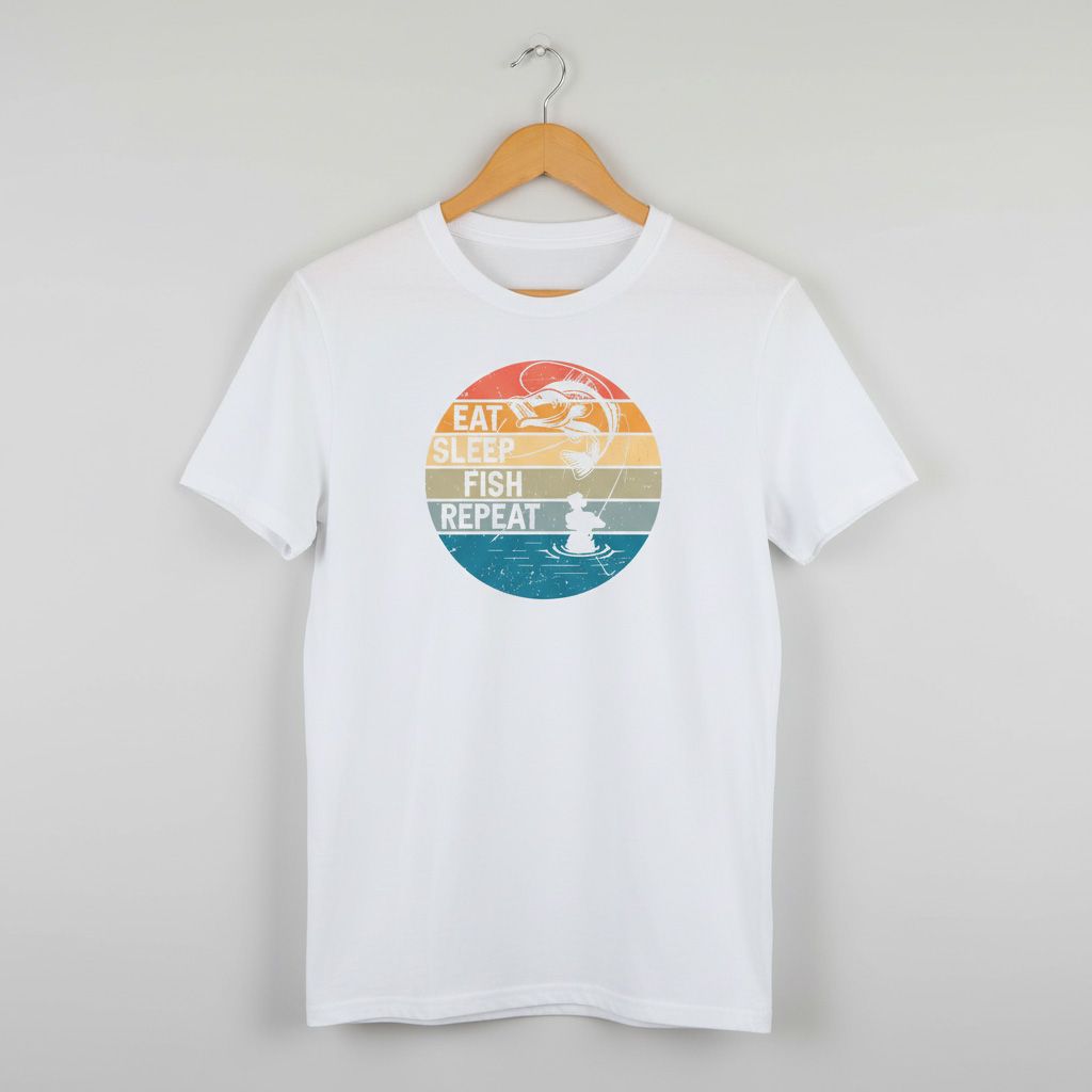 Eat Sleep Fish Repeat T-shirt