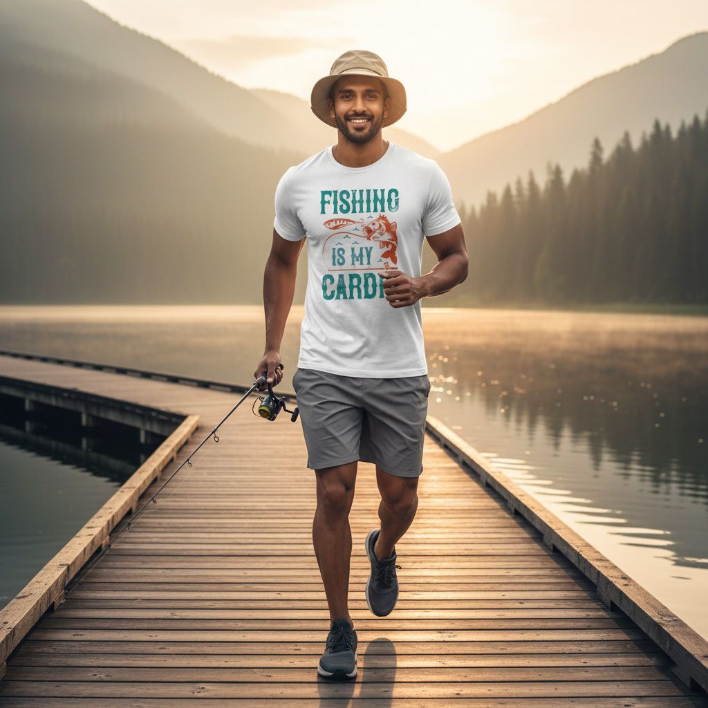 Fishing is my Cardio T-shirt Fishing is my Cardio T-shirt