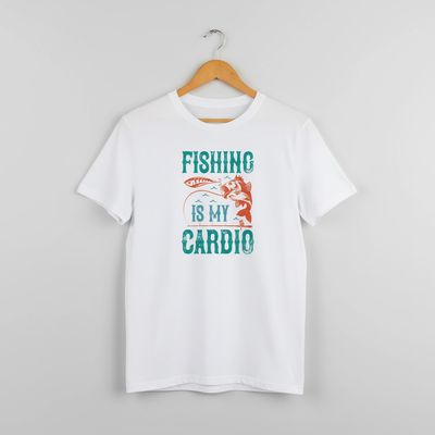 Fishing is my Cardio T-shirt