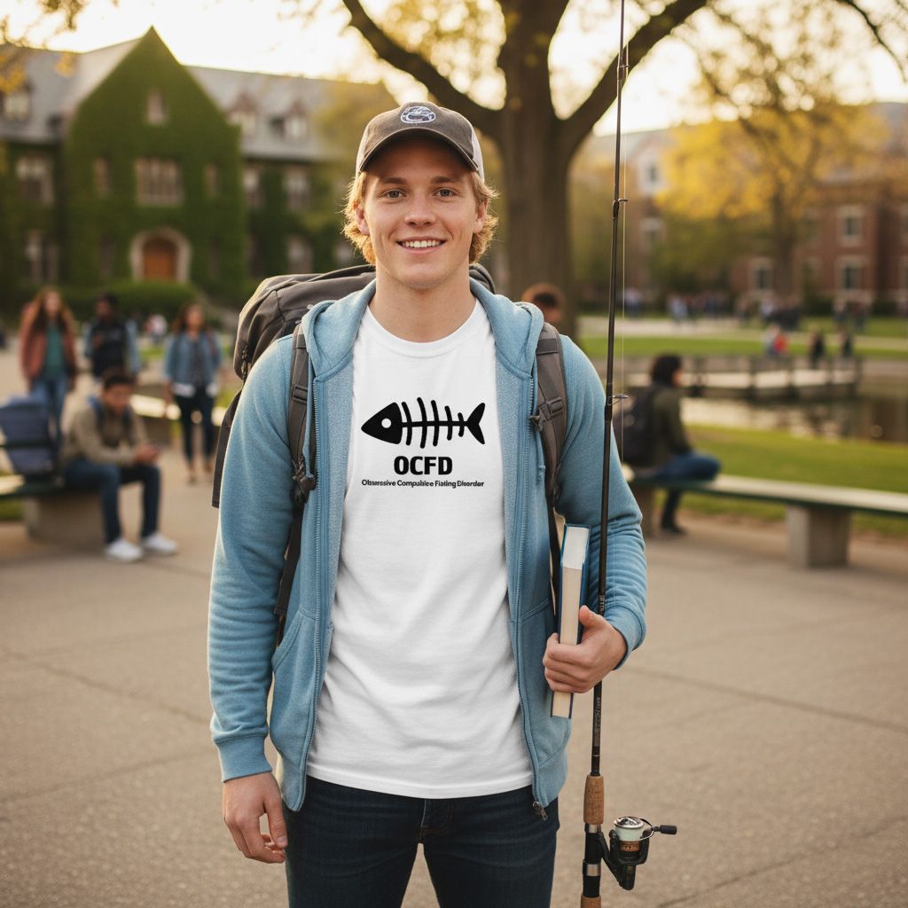 Obsessive Compulsive Fishing Disorder T-shirt