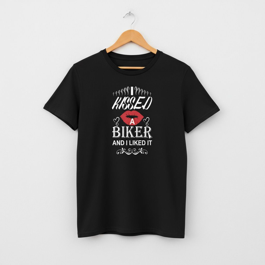 I Kissed a Biker and I Liked it T-shirt