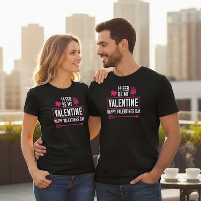 14 Feb Be My Valentine T-shirt 14 Feb Be My Valentine T-shirt