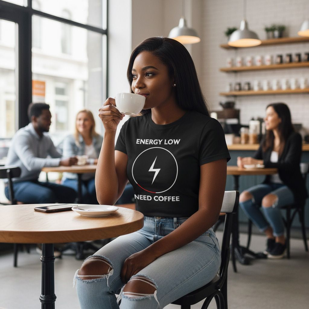 Energy Low Need Coffee T-shirt