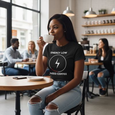 Energy Low Need Coffee T-shirt Energy Low Need Coffee T-shirt