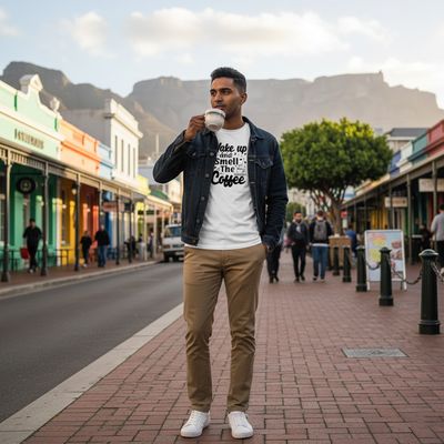 Wake Up and Smell the Coffee (White) T-shirt Wake Up and Smell the Coffee (White) T-shirt