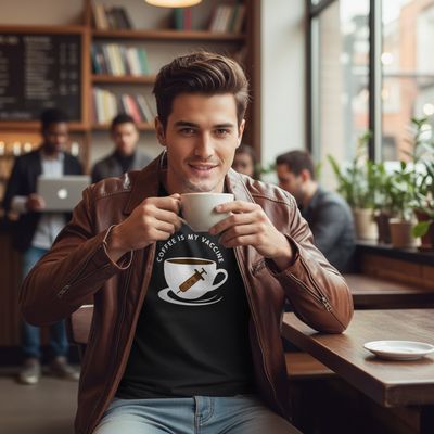 Coffee is my Vaccine (Cup) T-shirt Coffee is my Vaccine (Cup) T-shirt