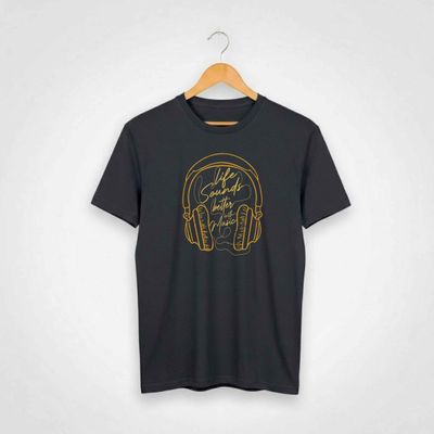 Life Sounds Better With Music T-shirt