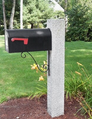 Granite Mailbox Post
