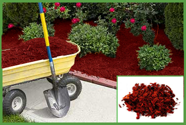 Red Cardinal Mulch (by Cubic Yard) - Out of Stock til Spring 2025