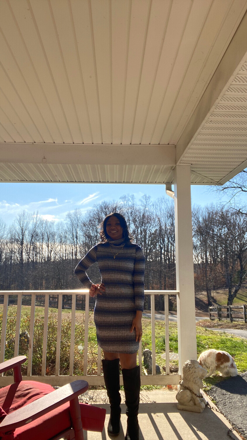 Turtleneck Sweater Dress
