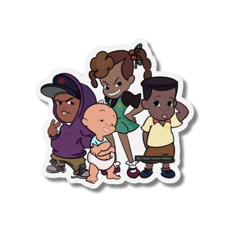 90s Classic Cartoon Stickers