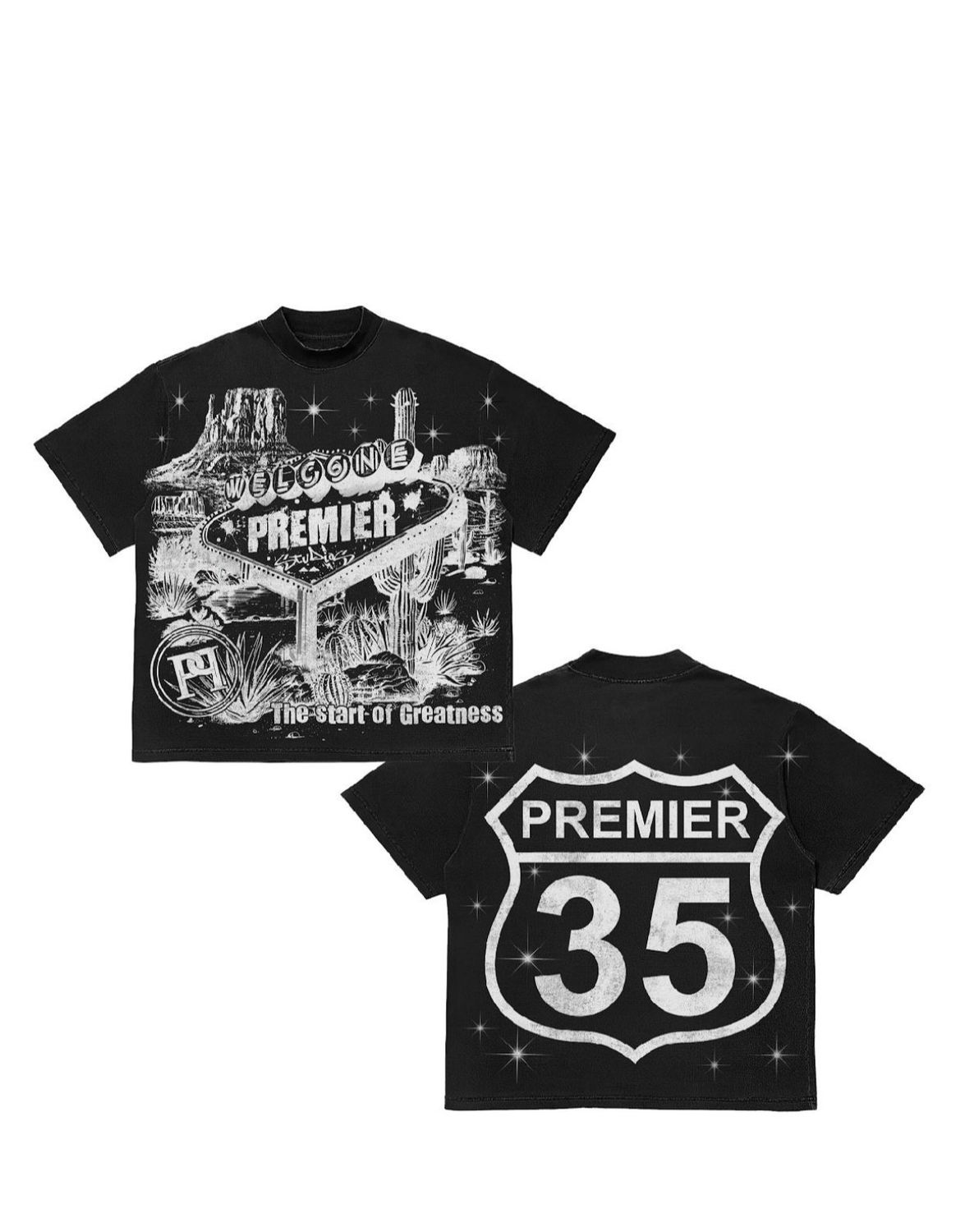 Desert 35 Tee - Black