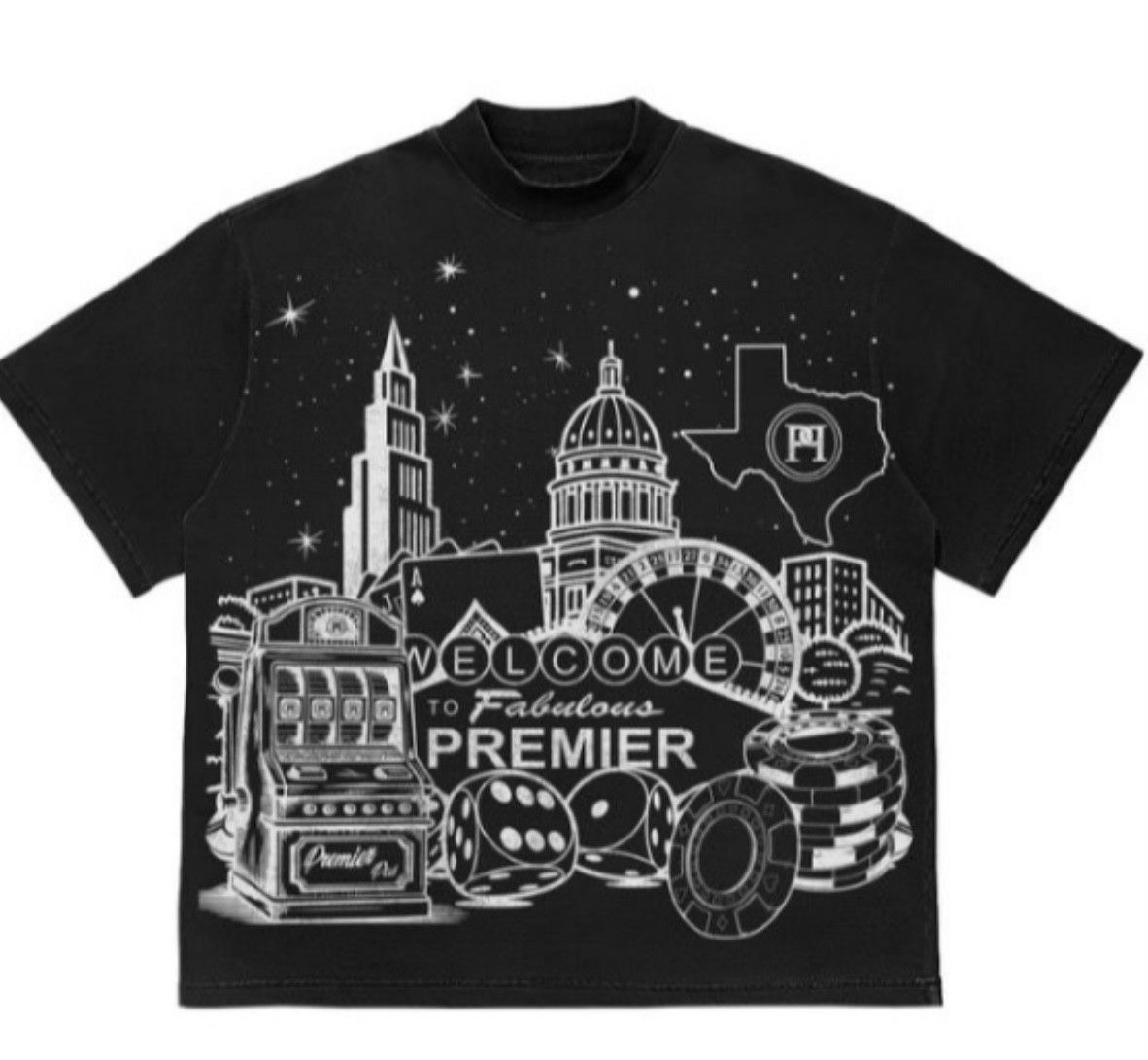 Casino Nights Tee - Black