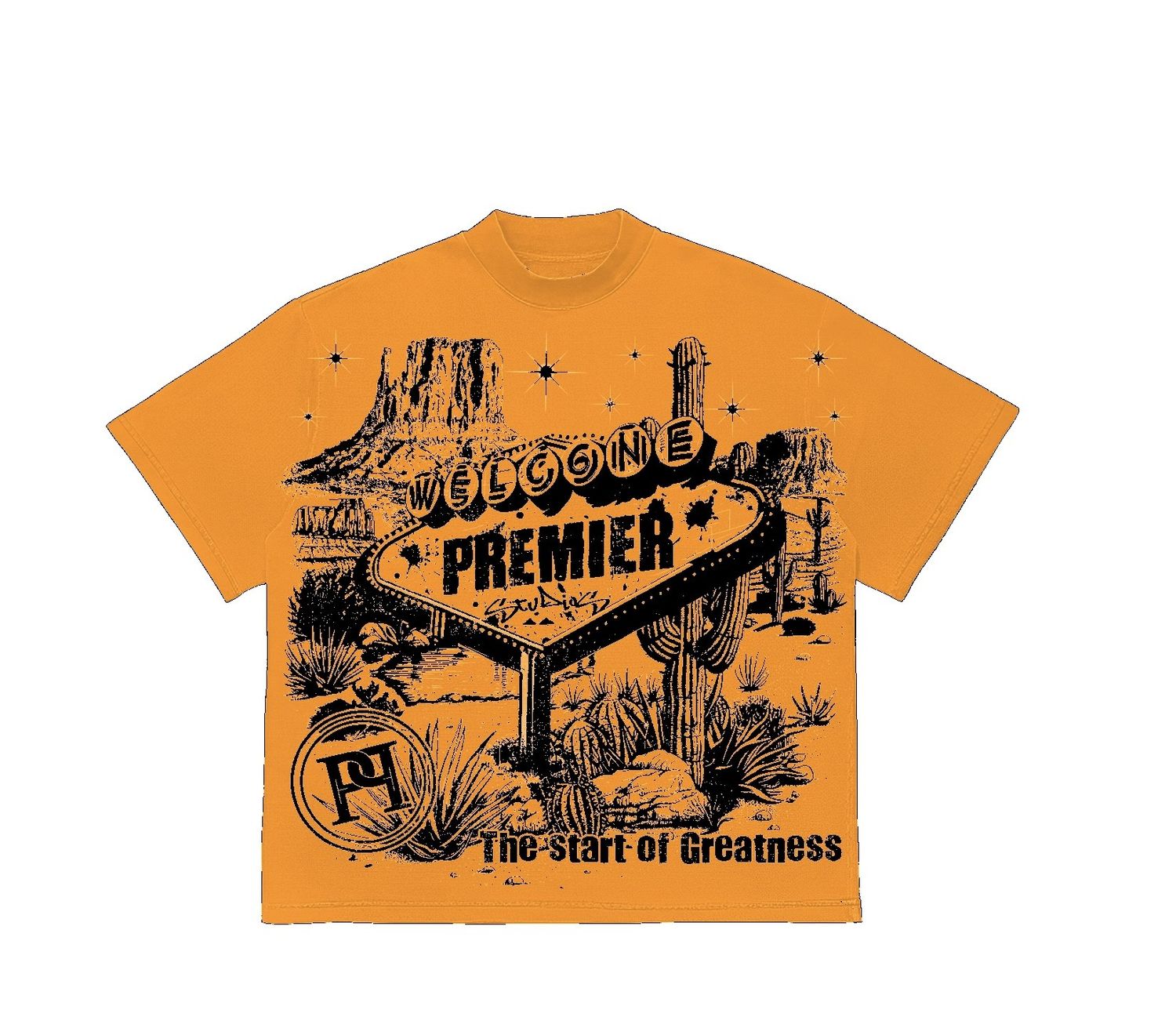 Desert 35 Tee - Orange