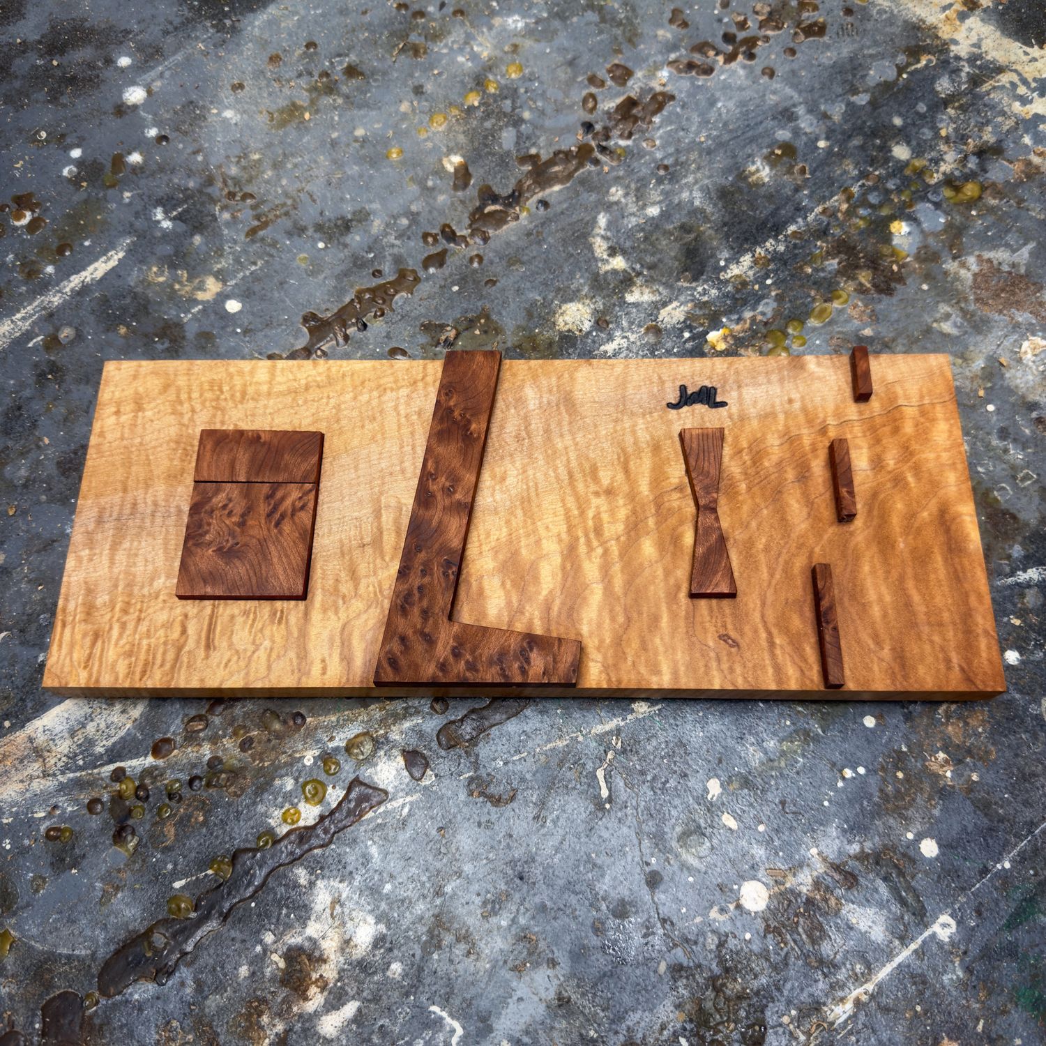 Maple &amp; Redwood JML Bow Tie Inlay Bandsaw Jig