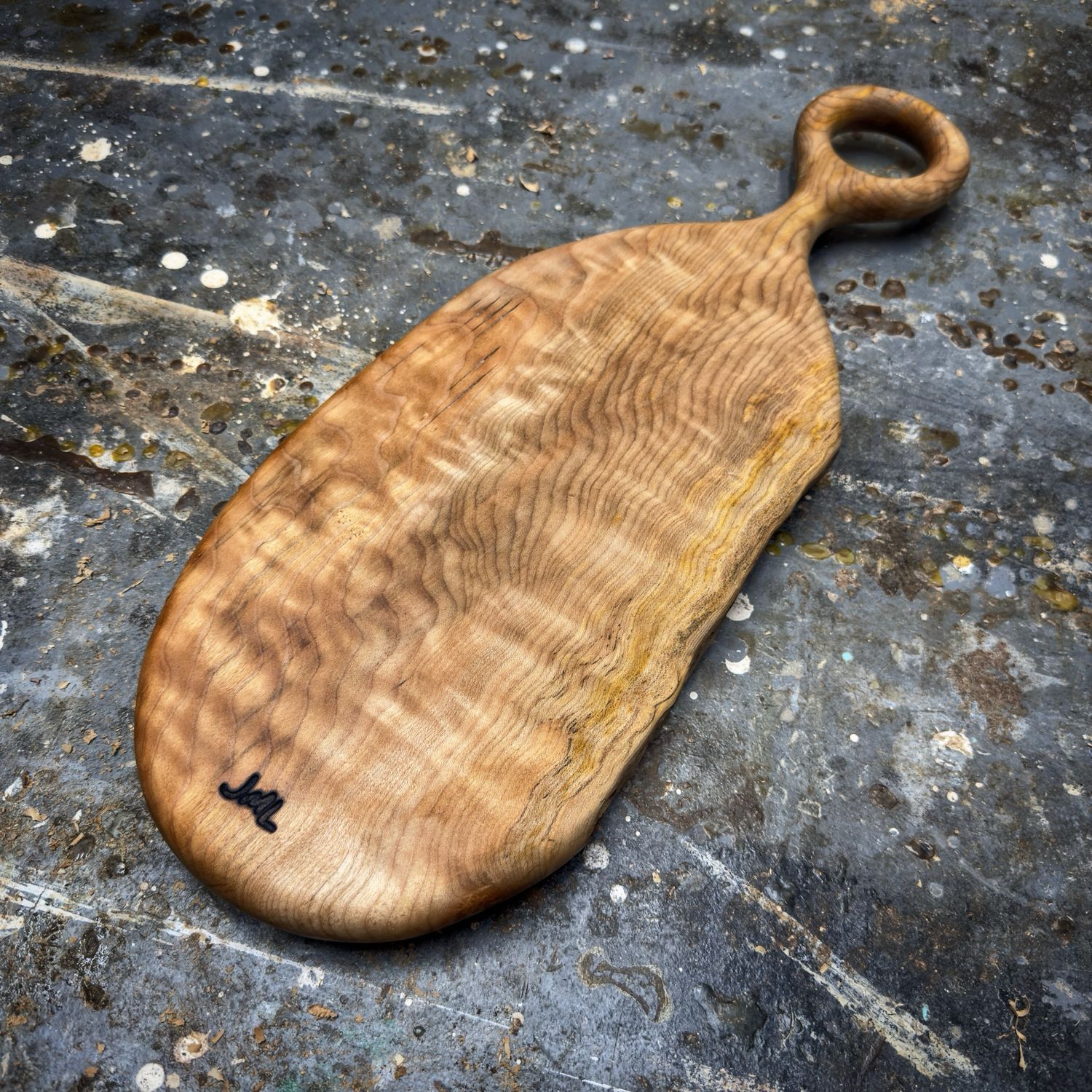 No. 210 | Figured Maple | 8x22&quot;