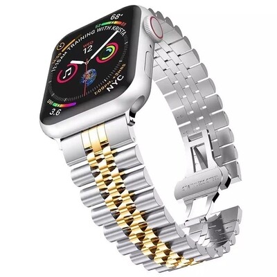 (38mm-40mm-41mm) Rolex Silver &amp; Gold - رولكس سلفر مع ذهبي 