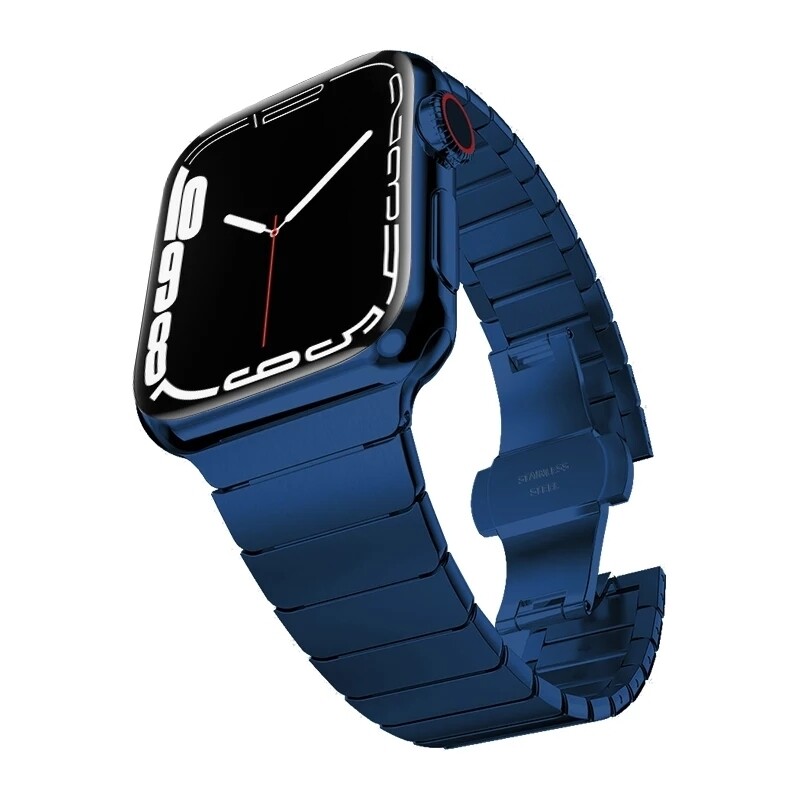 (42mm-44mm-45mm-49mm) Steel Ceramic Blue - ستيل سيراميك ازرق