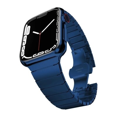 (42mm-44mm-45mm-49mm) Steel Ceramic Blue - ستيل سيراميك ازرق