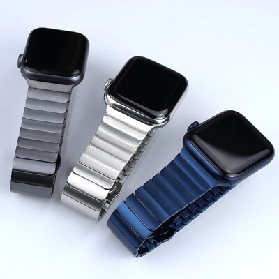 (42mm-44mm-45mm-49mm) Steel Ceramic Blue - ستيل سيراميك ازرق