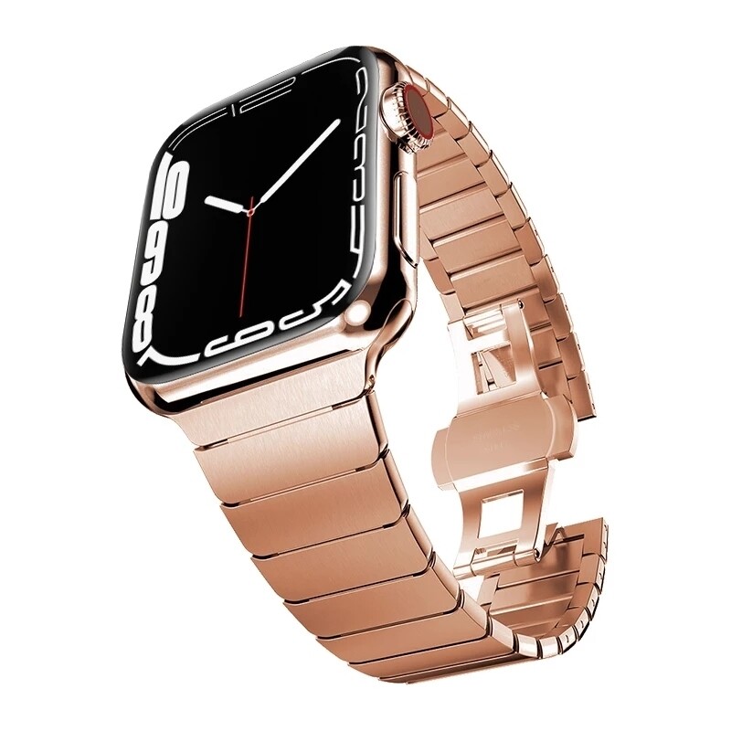 (42mm-44mm-45mm-49mm) Steel Ceramic Rose Gold - ستيل سيراميك روز قولد