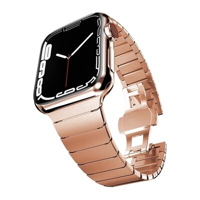 (42mm-44mm-45mm-49mm) Steel Ceramic Rose Gold - ستيل سيراميك روز قولد